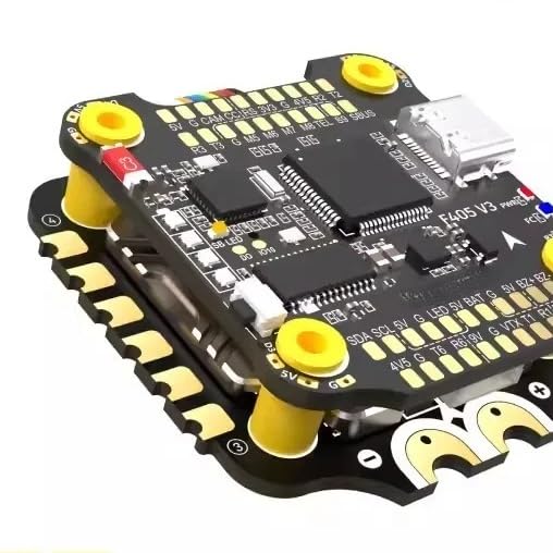 4in1 for ESC for FPV Drones F405 V3/V4 3-6S 30X30mm Stack Flight Controller 50A/55A/60A Easy to Replace(F405 V4 w 60A Stack) - color: F405 V4 w 60A Stack