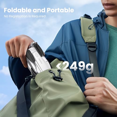 PLEGBLE GPS Drones with Camera for Adults 4K, Brushless Motor FPV Drone with Auto Return, Follow Me,Tap Fly & Circle Fly, Under 249g, 46 Mins Flight, Foldable Drone for Adults Beginners