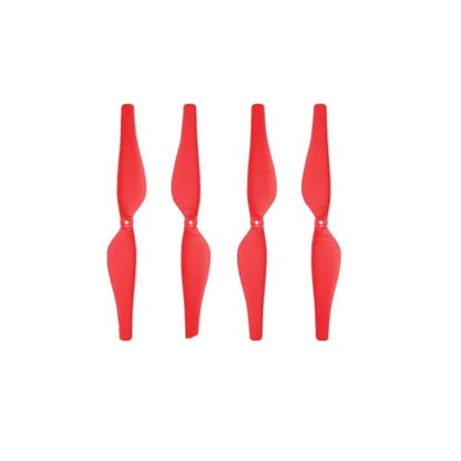 4 Pairs of Propeller Piece + 2 of Guards, for with Drone Accessories(Red) - color: Red