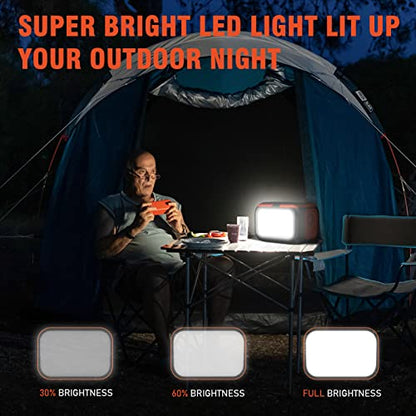 SinKeu Portable Power Station 600W, 296Wh/80000mAh Backup Lithium Battery Pack Bank, 110V Pure Sine Wave AC Outlet Solar Generator for Camping Emergency RV Outdoor Hurricane Supplies - color: Red Black